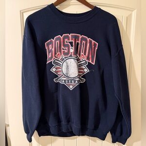 Vintage Boston Baseball Crewneck Sweatshirt Large